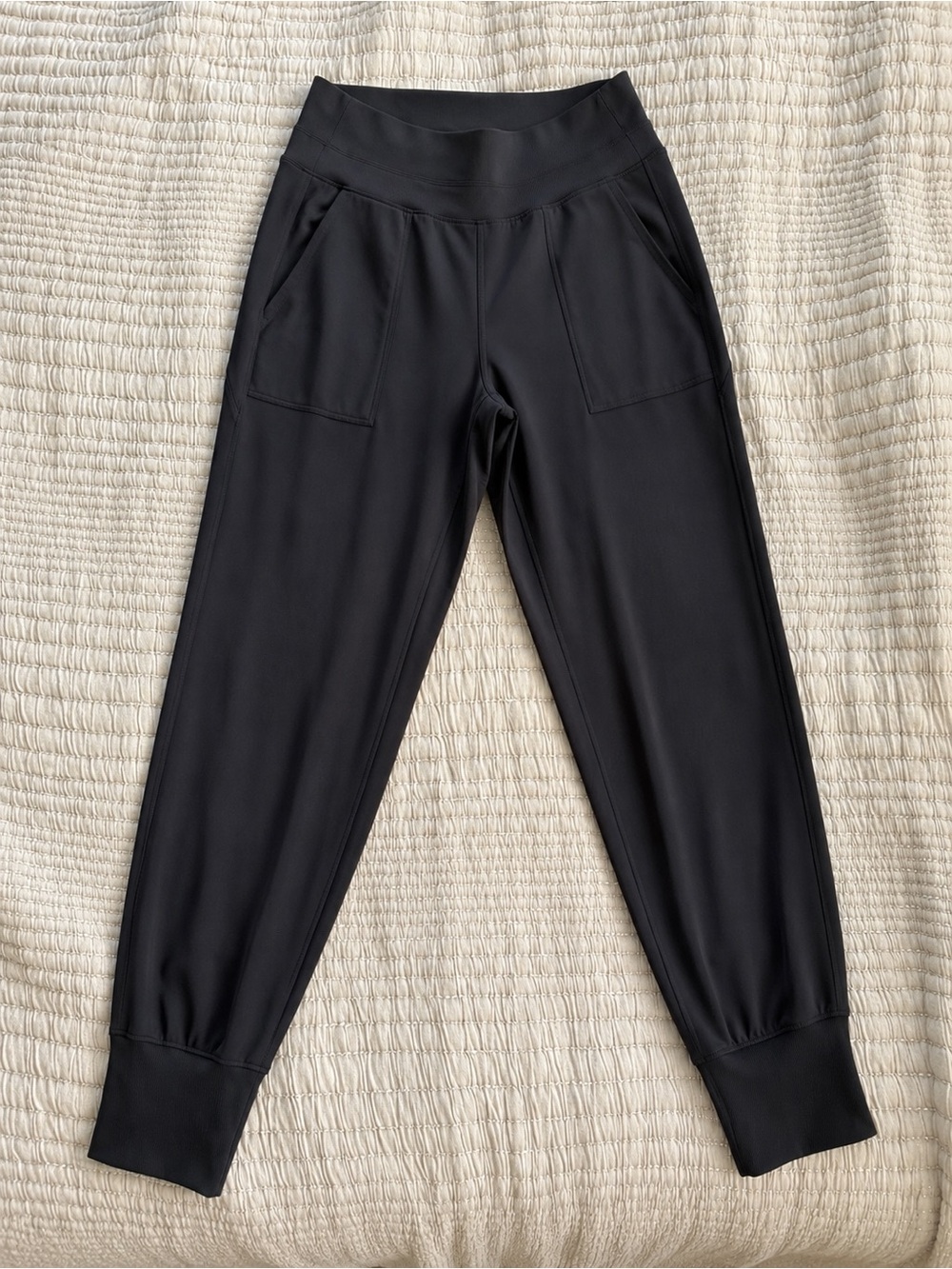 Women's Athleta Black Pull-On Jogger Pants